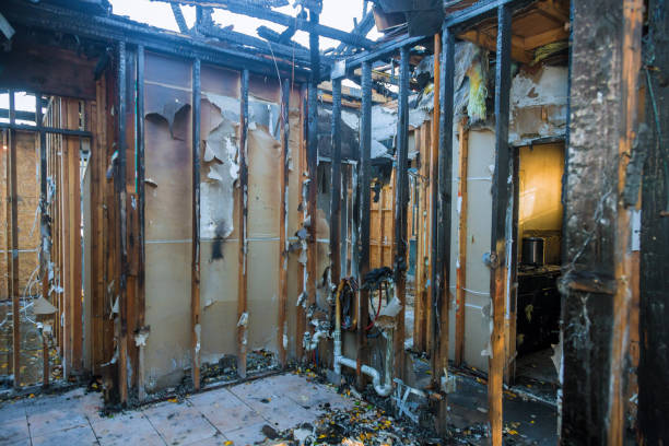 Professional Fire Damage Repair technician working in Cedar Park, TX